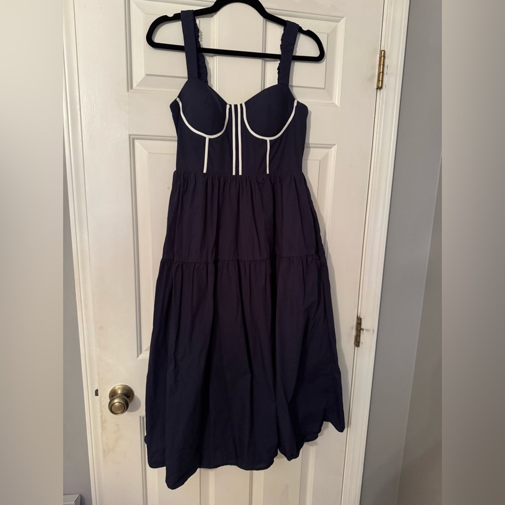 Aureum Navy Blue Dress